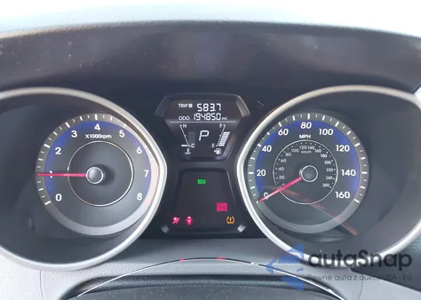 2013 Hyundai Elantra Gs из США, поврежденный, VIN KMHDH6AE7DU001096